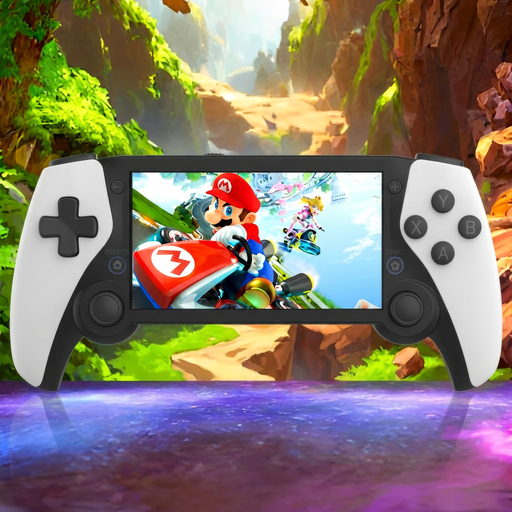 Console Portable Rétro + 2 Manettes Incluses